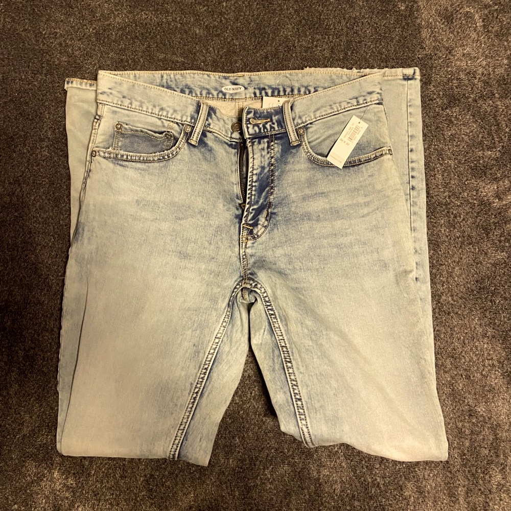 Old Navy acid washed jeans